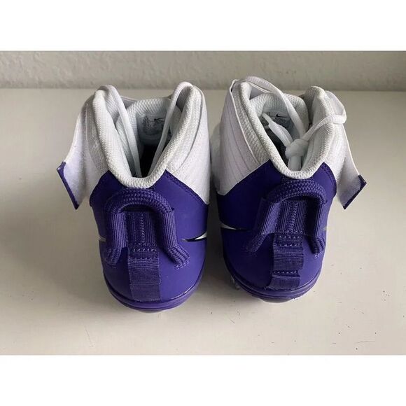 Nike Force Savage Pro 2 Football Cleats White Purple Court BV3969-100 Men’s 13.5 - Picture 5 of 10